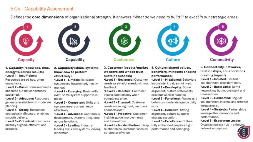 5Cs Capability Assessment to help you understand your current state