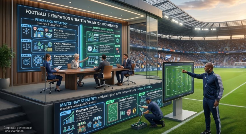 Football strategy analogy for organisational capability alignment
