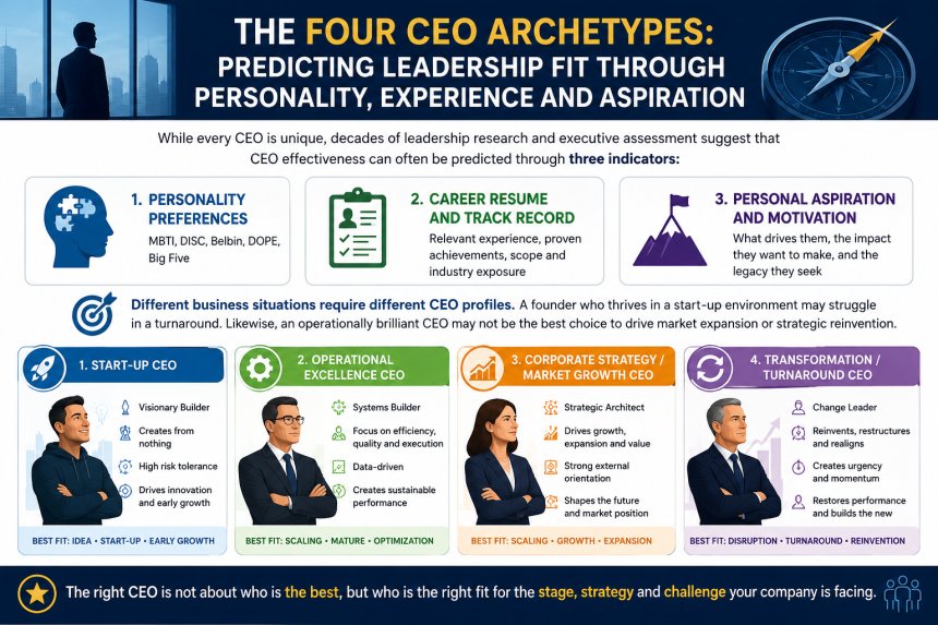 The 4 Types of CEO in a Business Lifecycle